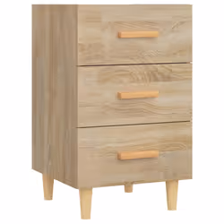 vidaXL Table de chevet chêne sonoma 40x40x66 cm bois d'ingénierie - TU