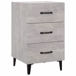 VidaXL 812091, Couleur du béton, Métal, Bois, 400 mm, 400 mm, 660 mm, 1 pièce(s)