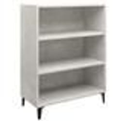vidaXL Buffet Gris béton 69,5x32,5x90 cm Bois d'ingénierie