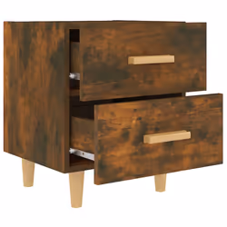 VidaXL 817286 Table de nuit et table de chevet Chêne - Vue supplémentaire 5