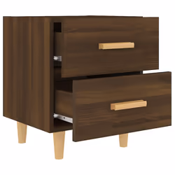 VidaXL 817290 Table de nuit et table de chevet Chêne - Vue supplémentaire 5