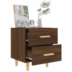 VidaXL 817290 Table de nuit et table de chevet Chêne - Vue supplémentaire 6
