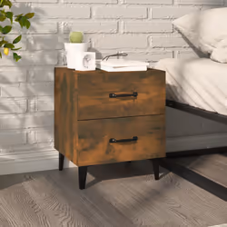 VidaXL 817291 Table de nuit et table de chevet Chêne