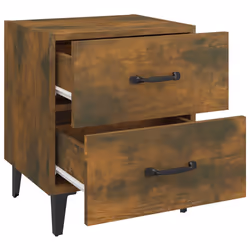 VidaXL 817291 Table de nuit et table de chevet Chêne - Vue supplémentaire 5