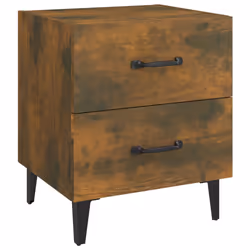VidaXL 817292, Chêne, Métal, Bois, 400 mm, 350 mm, 475 mm, 2 pièce(s)