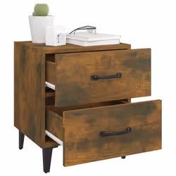 VidaXL 817292 Table de nuit et table de chevet Chêne