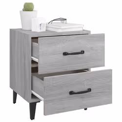 VidaXL 817293 Table de nuit et table de chevet Chêne