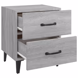 VidaXL 817293 Table de nuit et table de chevet Chêne - Vue supplémentaire 5
