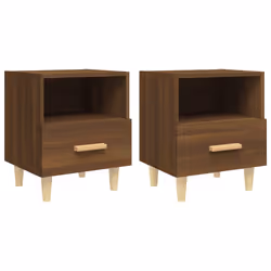 VidaXL 817302, Chêne, Bois, 400 mm, 350 mm, 470 mm, 2 pièce(s)