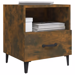 VidaXL 817304 Table de nuit et table de chevet Chêne - Vue supplémentaire 6