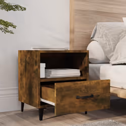 VidaXL 817304 Table de nuit et table de chevet Chêne - Vue supplémentaire 7