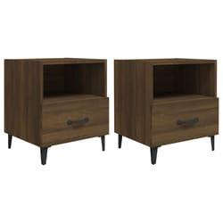 VidaXL 817308 Table de nuit et table de chevet Chêne