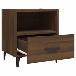VidaXL 817308 Table de nuit et table de chevet Chêne - Vue supplémentaire 6