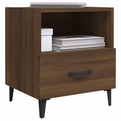 VidaXL 817308 Table de nuit et table de chevet Chêne - Vue supplémentaire 7