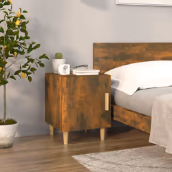 VidaXL 817310 Table de nuit et table de chevet Chêne - Vue supplémentaire 8