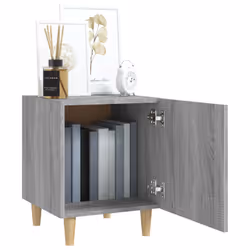 VidaXL 817311 Table de nuit et table de chevet Chêne - Vue supplémentaire 7