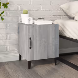 VidaXL 817317 Table de nuit et table de chevet Chêne - Vue supplémentaire 2