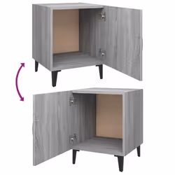 VidaXL 817318 Table de nuit et table de chevet Chêne - Vue supplémentaire 7