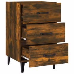 VidaXL 817324 Table de nuit et table de chevet Chêne - Vue supplémentaire 5