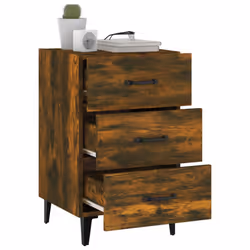 VidaXL 817324 Table de nuit et table de chevet Chêne - Vue supplémentaire 6