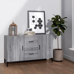 Ce buffet classique est destiné à être un supplément décoratif et pratique à votre maison. Matériau haute de gamme : le bois ...