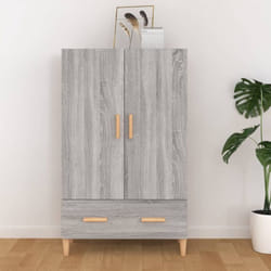 Vidaxl - Buffet Sonoma gris 70x31x115 cm Bois d'ingénierie
