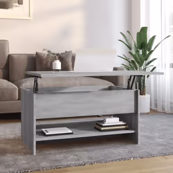 vidaXL Table basse Sonoma gris 80x50x40 cm Bois d'ingénierie - TU