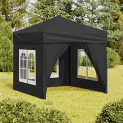 Vidaxl - Tente de réception pliable avec parois Anthracite 2x2 m