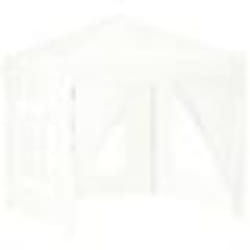 vidaXL Tente de réception pliable avec parois Blanc 2x2 m - TU