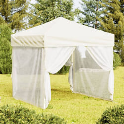 Vidaxl - Tente de réception pliable avec parois Crème 2x2 m