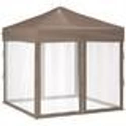 vidaXL Tente de réception pliable avec parois Taupe 2x2 m - TU