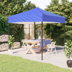 Vidaxl - Tente de réception pliable Bleu 3x3 m
