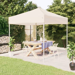 Vidaxl - Tente de réception pliable Crème 3x3 m