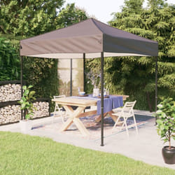 vidaXL Tente de réception pliable Taupe 3x3 m - TU
