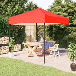 vidaXL Tente de réception pliable Rouge 3x3 m - TU