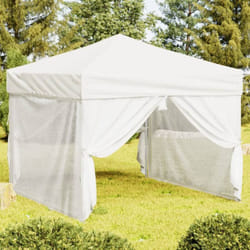 Vidaxl - Tente de réception pliable avec parois Blanc 3x3 m