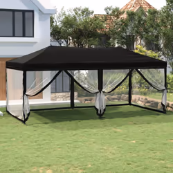 Cette tente de réception pliable indispensable est excellente pour un large éventail d'événements en plein air, tels que des ...