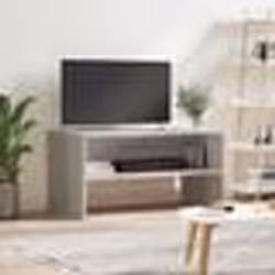 vidaXL Meuble TV sonoma gris 80x40x40 cm bois d'ingénierie