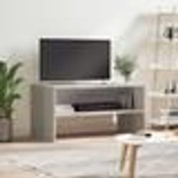 vidaXL Meuble TV sonoma gris 80x40x40 cm bois d'ingénierie