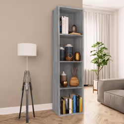 Cette armoire à livres classique, au design épuré, est un supplément décoratif et pratique à votre décor actuel. Matériau dur ...