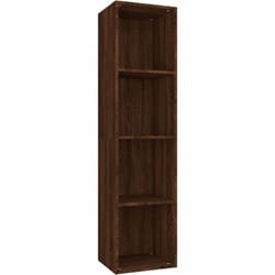 Bibliothèque/Meuble TV Chêne marron 36x30x143 cm