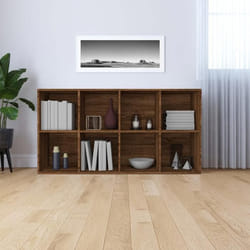 vidaXL Bibliothèque/Buffet Chêne marron 66x30x130 cm Bois d'ingénierie
