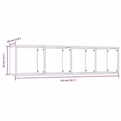 VidaXL 815272 étagères Bois Marron, Bois - Vue supplémentaire 8