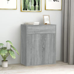 Vidaxl - Buffet Sonoma gris 60x30x75 cm Bois d'ingénierie