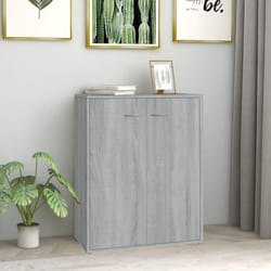 Vidaxl - Buffet Sonoma gris 60x30x75 cm Bois d'ingénierie