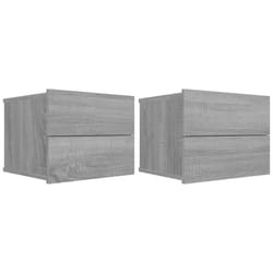 VidaXL 815414 Table de nuit et table de chevet Chêne