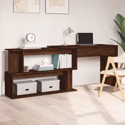 Le bureau d'angle élégant et moderne sera un supplément pratique à votre espace d'étude et de travail ! Matériau durable : le ...