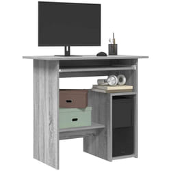 Vidaxl - Bureau Sonoma gris 80x45x74 cm Bois d'ingénierie