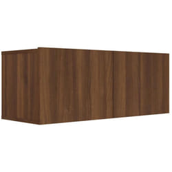Meuble TV chêne marron 80x30x30 cm bois d'ingénierie vidaXL