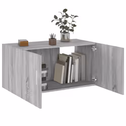 VidaXL 815514 étagères Bois Gris - Vue supplémentaire 4